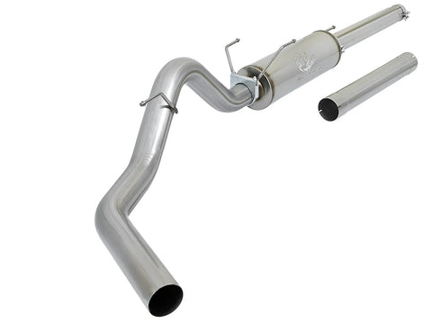 aFe Large Bore-HD 4" 409 Stainless Steel Cat-Back Exhaust System (Dodge 2500/3500 Cummins 03-04)