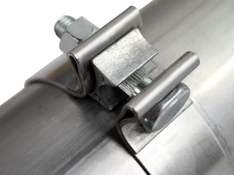 aFe Large Bore-HD 4" 409 Stainless Steel Cat-Back Exhaust System w/No Tip (F-250/F-350 03-07)