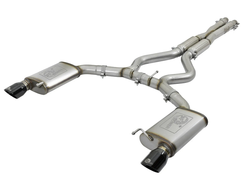 aFe MACH Force-Xp 3" Sport Toned Cat-Back Exhaust System (Mustang GT 15-17) — fits Ford Mustang