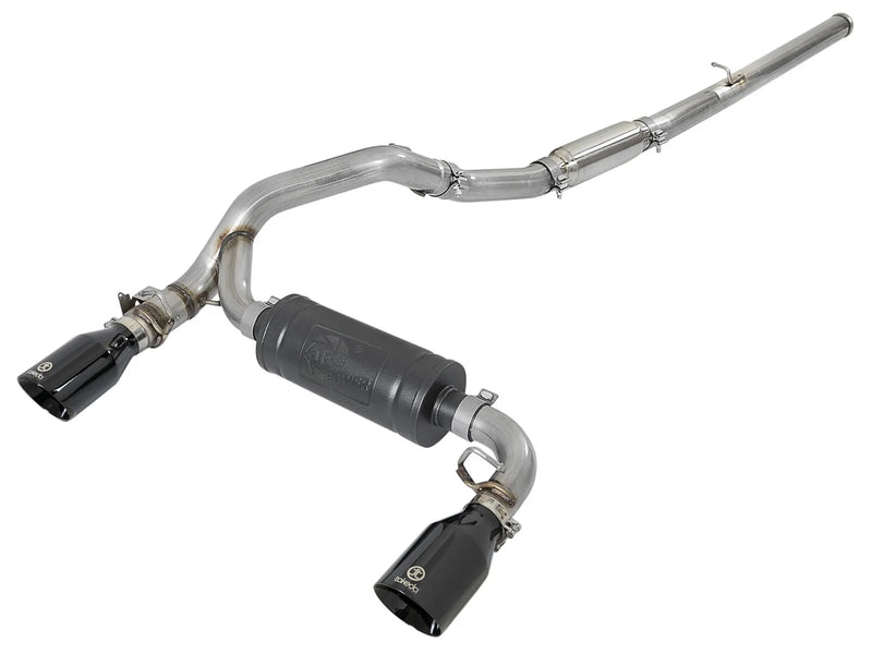 aFe Takeda 3" 304 Stainless Steel Cat-Back Exhaust System (Focus RS EcoBoost 16-18) — fits Ford Focus