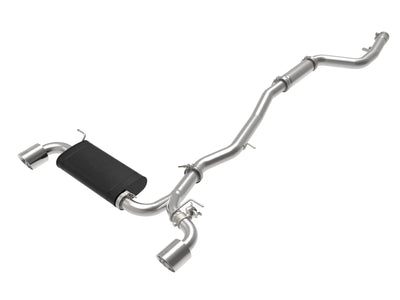 aFe Takeda 3" to 2-1/2" 304 Stainless Steel Cat-Back Exhaust System (Supra 2020+) Polished Tips — fits Toyota Supra