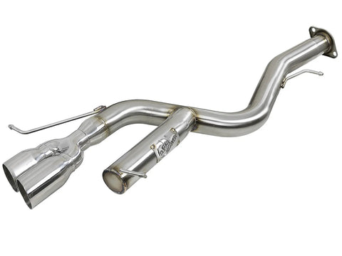 aFe MACH Force-Xp 3" 304 Stainless Steel Axle-Back Exhaust System (BMW 135i 08-13) Polished Tips — fits BMW 1 Series