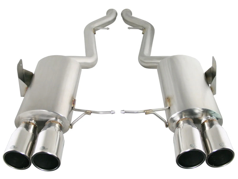 aFe MACH Force-Xp 2-1/2" 304 Stainless Steel Cat-Back Exhaust System (BMW M3 E92 08-13) Polished Tips — fits BMW M3...
