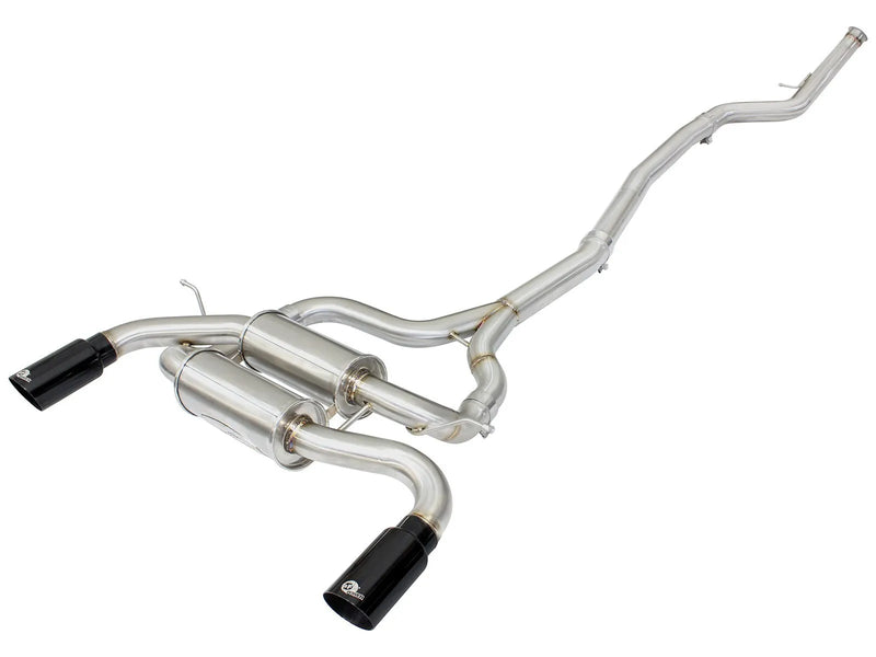 aFe MACH Force-Xp 2-1/2" 304 Stainless Steel Cat-Back Exhaust System (BMW 535i 11-15) — fits BMW 5 Series