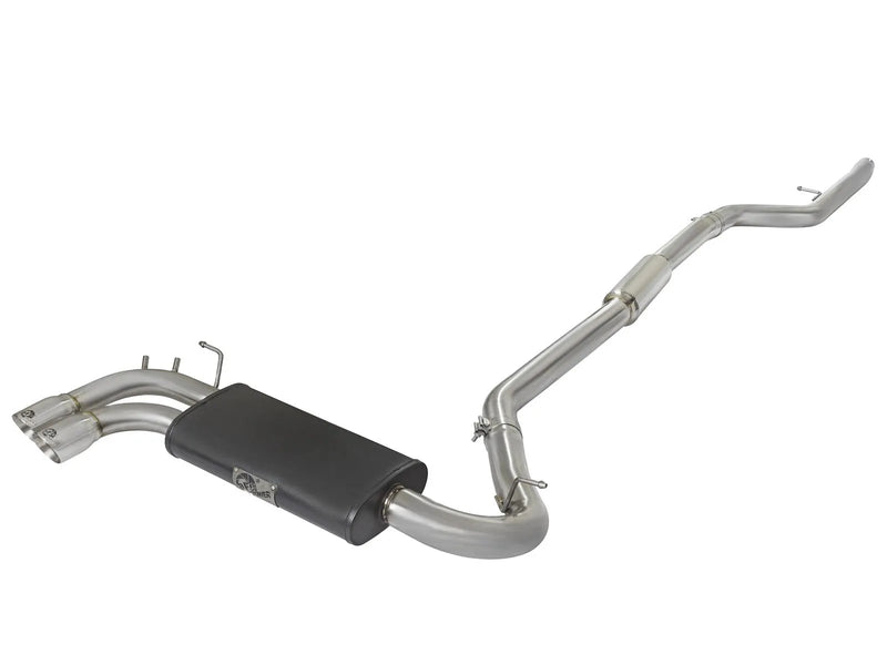 aFe MACH Force-Xp 3" to 2-1/4" 304 Stainless Steel Cat-Back Exhaust System (BMW 328i F30 12-16) Polished Tips — fit...