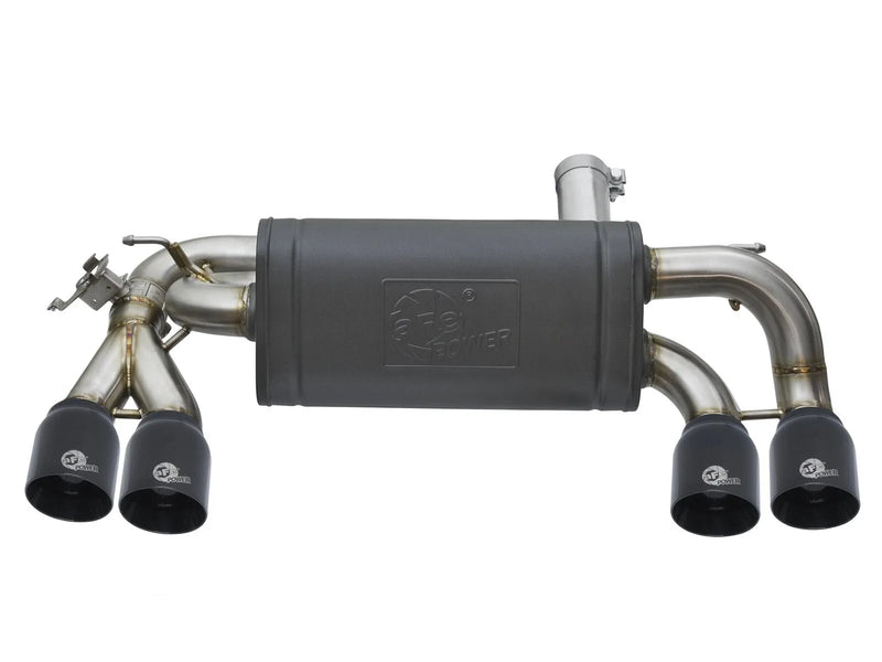 aFe MACH Force-Xp 3" to 2-1/2" 304 Stainless Steel Axle-Back Exhaust System (BMW M2 F87 Turbo 16-18)