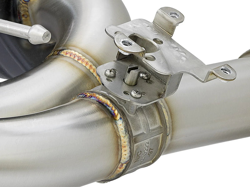 aFe MACH Force-Xp 3" to 2-1/2" 304 Stainless Steel Cat-Back Exhaust System (BMW 335i 12-15) Polished Tips — fits BM...