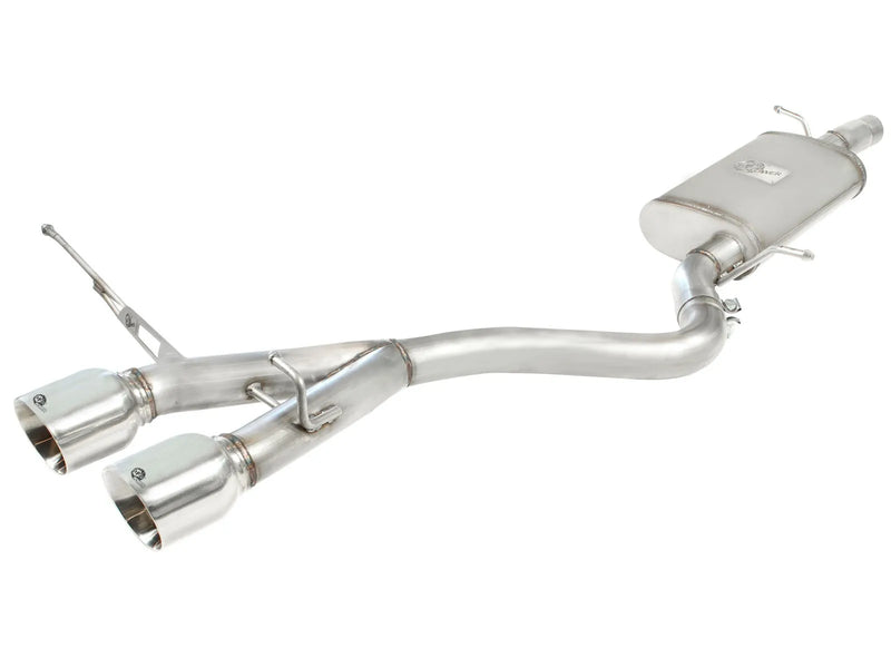 aFe MACH Force-Xp 2-1/2" 304 Stainless Steel Cat-Back Exhaust System (Golf R32 2008+) Polished Tips