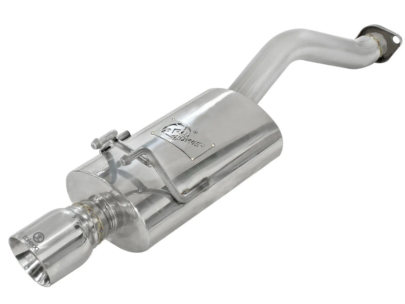 aFe Takeda 2-1/2" 304 Stainless Steel Axle-Back Exhaust System (Civic Si 06-11) — fits Honda Civic