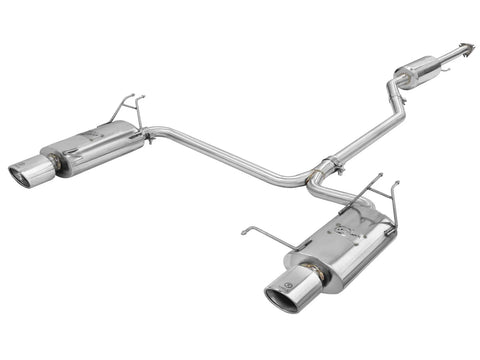 aFe Takeda 2-1/4" to 2" 304 Stainless Steel Cat-Back Exhaust System (Accord V6 06-11)