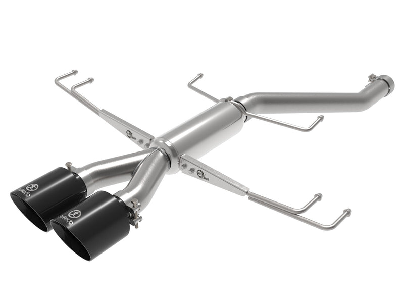 aFe Takeda 2-1/2" 304 Stainless Steel Axle-Back Exhaust System (Civic Type-R 2017+) — fits Honda Civic Type