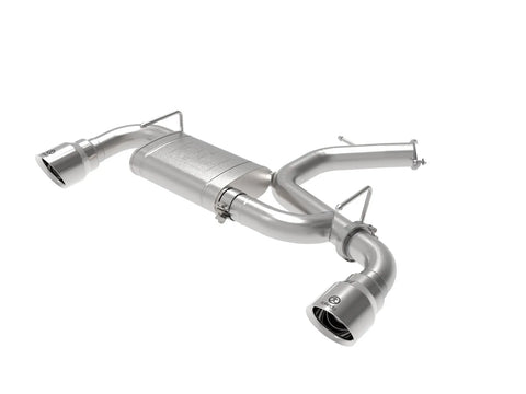 aFe Takeda-ST 3" 304 Stainless Steel Axle-Back Exhaust System (Veloster N 19-20) Polished Tips — fits Hyundai Veloster