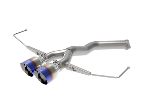 aFe Takeda 3" to 2.5" 304 Stainless Steel Axle-Back Exhaust System (Veloster R-Spec 19-20) — fits Hyundai Veloster