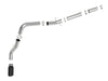 aFe Large Bore-HD 5" 409 Stainless Steel DPF-Back Exhaust System (Dodge 2500/3500 L6 SWB 19+) - Black Tip — fits Do... (image