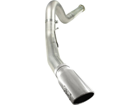 aFe Large Bore-HD 5" 409 Stainless Steel DPF-Back Exhaust System (F-250/F-350 11-14)