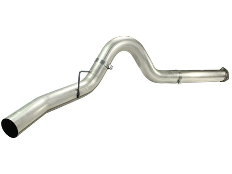 aFe Large Bore-HD 5" 409 Stainless Steel DPF-Back Exhaust System (F-250/F-350 11-14) - No Tip