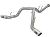 aFe Large Bore-HD 4" 409 Stainless Steel DPF-Back Exhaust System (F-250/F-350 17+)