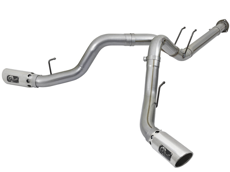 aFe Large Bore-HD 4" 409 Stainless Steel DPF-Back Exhaust System (F-250/F-350 17+)