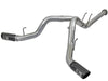 aFe Large Bore-HD 4" 409 Stainless Steel DPF-Back Exhaust System (F-250/F-350 17+)