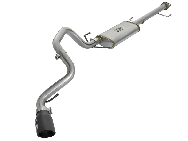 aFe MACH Force-Xp 2-1/2" Single Rear Exit Stainless Steel Cat-Back Exhaust System (FJ Cruiser 07-17) — fits Toyota...