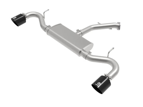 aFe Takeda 2.5" 409 Stainless Steel Axle-Back Exhaust System (Elantra GT 18-20/i30 17-20) — fits Hyundai Elantra