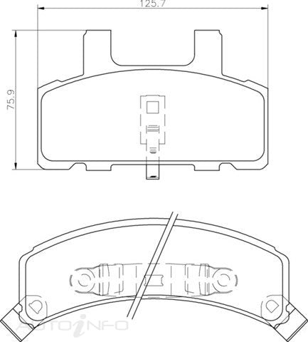 C-Plus Brake Pads Front Chevrolet Dodge Gmc U - MDB1787