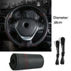 DIY Leather Steering Wheel Cover to suit 38cm Steering Wheel — image 4