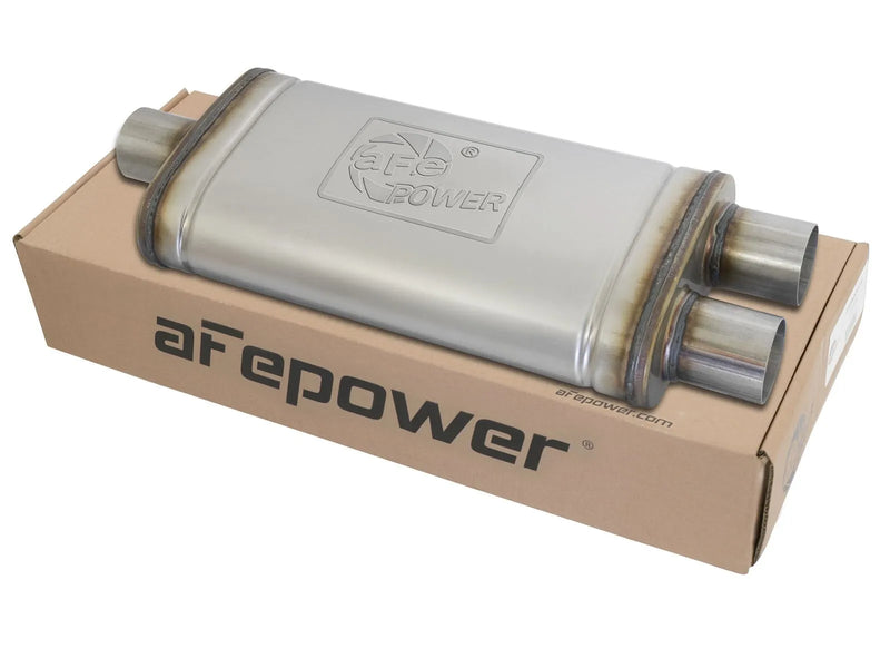 aFe Mach Force-Xp 2.5" to 2" 409 Stainless Steel Muffler