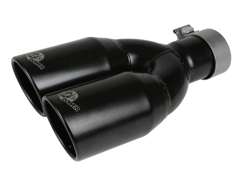 aFe MACH Force-Xp 2.5" 304 Stainless Steel Exhaust Tip - 2.5" In x 3.5" Out x 12"