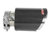 aFe Mach Force-Xp 2.5" Stainless Steel Exhaust Tip - 2.5" In x 4" Out x 7" - Carbon Fibre