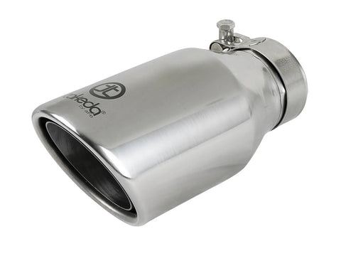 aFe Takeda 2.5" 304 Stainless Steel Exhaust Tip - 2.5" In x 4" Out x 8"L Polished