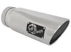 aFe Mach Force-Xp 5" 304 Stainless Steel Exhaust Tip - 5" In x 6" Out x 15" L - Polished