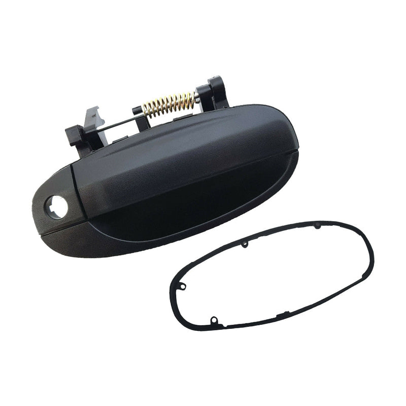 Front Outer Right Hand Door Handle Black to suit Holden Barina TK Hatch — image 1