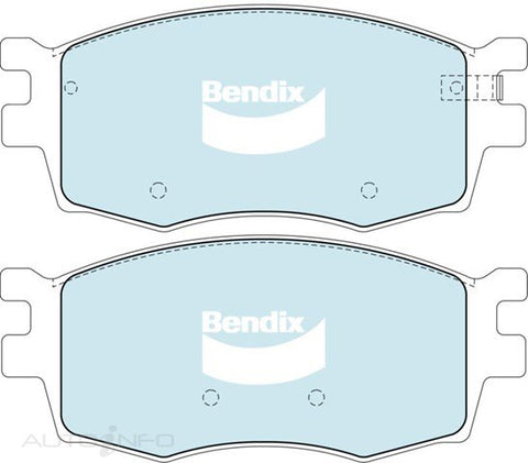 Bendix Brake Pads Front Kia Rio Hyundai Accessory - DB1787GCT