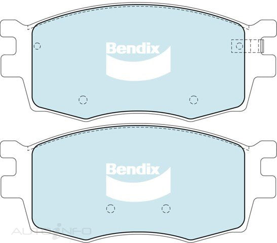 Bendix Brake Pads Front Kia Rio Hyundai Accessory - DB1787GCT