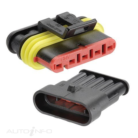 Narva 5 Way Connector Amp Kit - 57525BL