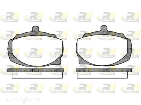 Brakeco Brake Pads Front Hilux Hunter 69-On75 - DB835-RH