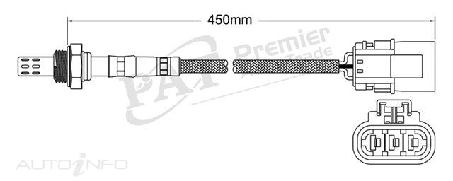 PAT Oxygen Sensor Isuzu Nissan Blu Pri Pulley - EGO-018
