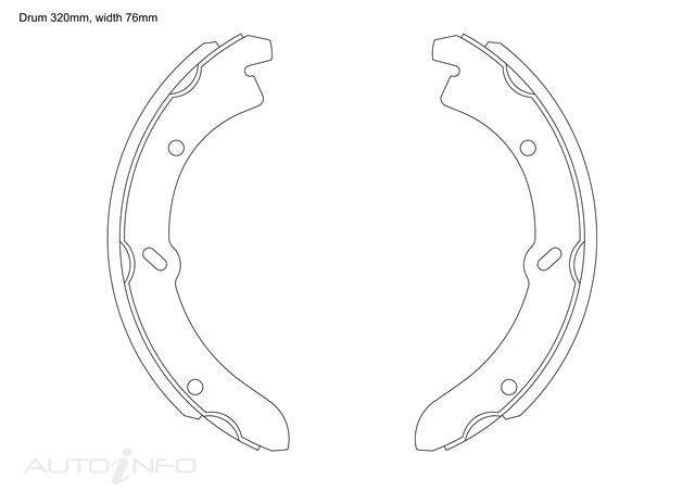 BNT Brake Shoes Rear Mazda Ford Titan >00 - K337