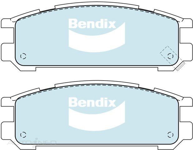 Bendix Brake Pads Rear Subaru Legacy Impreza Wrx - DB1186HD