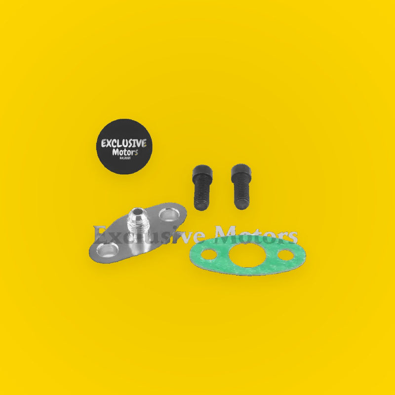 4AN Turbo Oil Drain Outlet Flange Gasket Adapter Kit