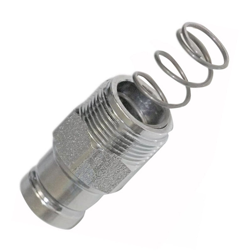 3/8in Hydraulic Male Drain Line Flat Face Quick Coupler to suit Bobcat S130 — image 1