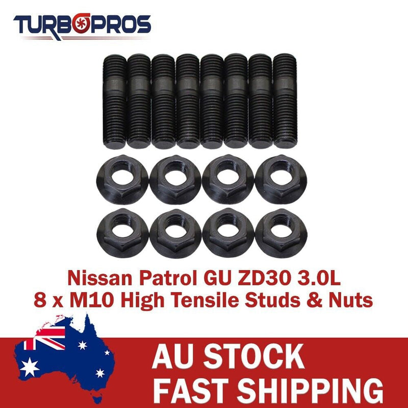 Nissan Patrol GU ZD30 3.0L High Tensile Exhaust Manifold Stud Kit
