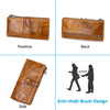 Leather Wallet Zip-Around Card Coin Holder to suit Unisex — image 6