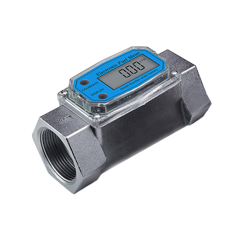 1.5 inch Digital Turbine Diesel Water Fuel Flow Meter to suit Universal — image 1