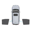 2x Triangular Window Magnetic Mesh Sunshades (Pair) to suit Kia Carnival YP Series — image 1