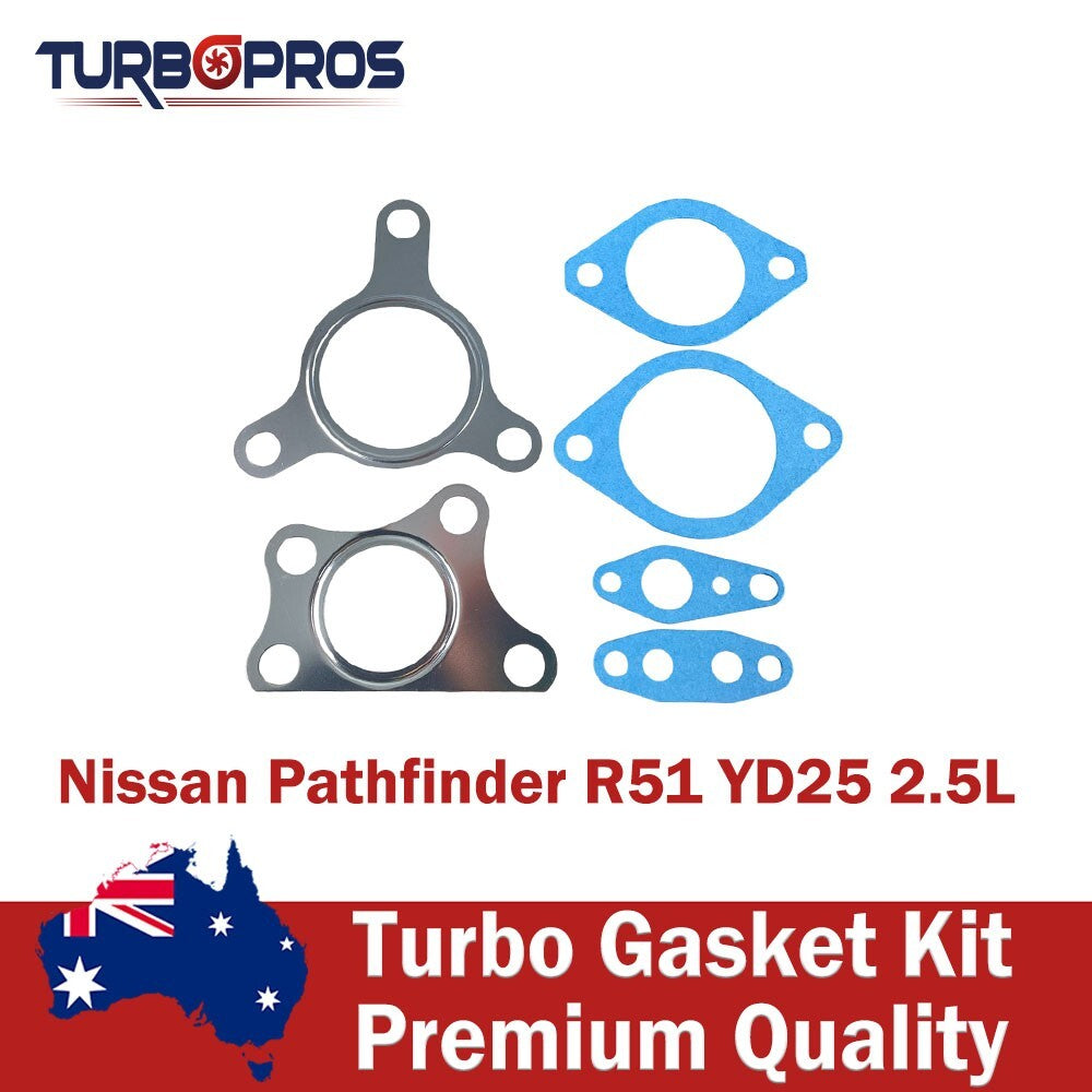 Premium Turbo Charger Gasket Kit for Nissan Pathfinder R51 YD25 2.5L