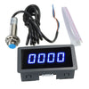 4x Digital LED Tachometer RPM Speed Meters to suit Hall Proximity Switch Se — image 1