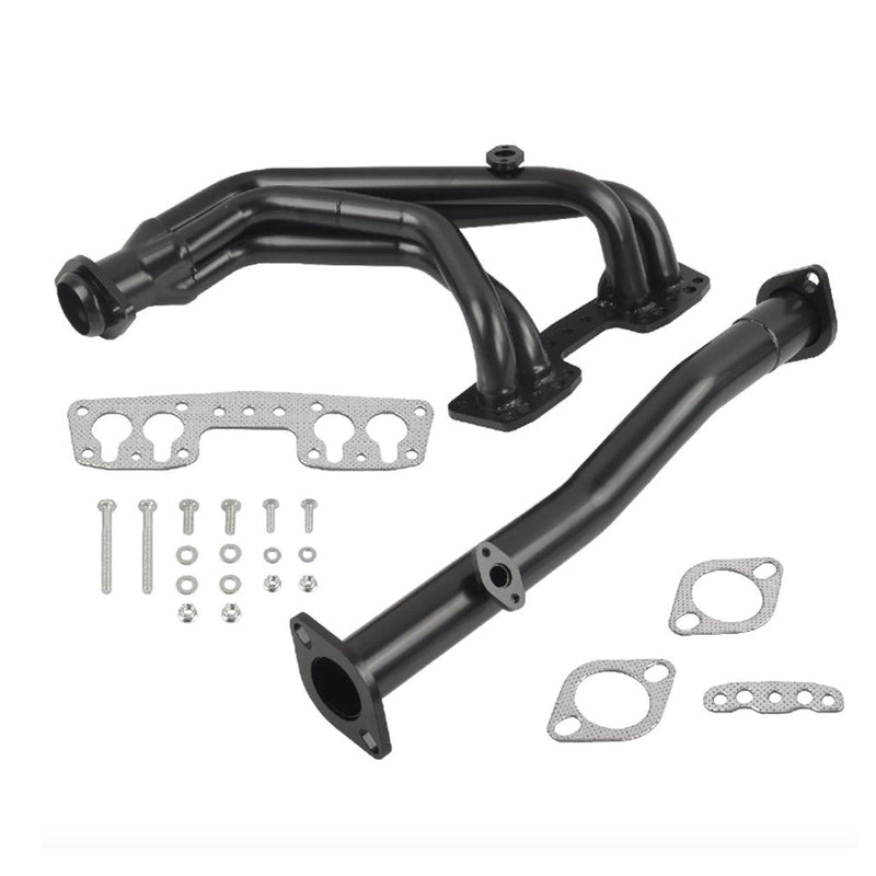 Black Exhaust Header to suit Toyota Pickup 2.4L 22RE — image 1