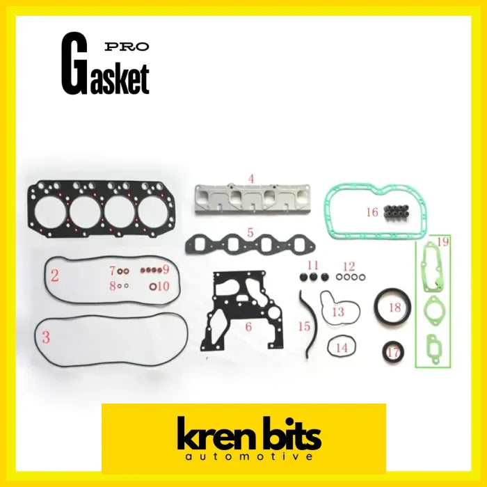 4Ja1 4J41 4Jb1 For Isuzu Campo Kb 2.5 D Kbd27 Full Set Engine Parts Rebuilding Kits Gasket 51017900